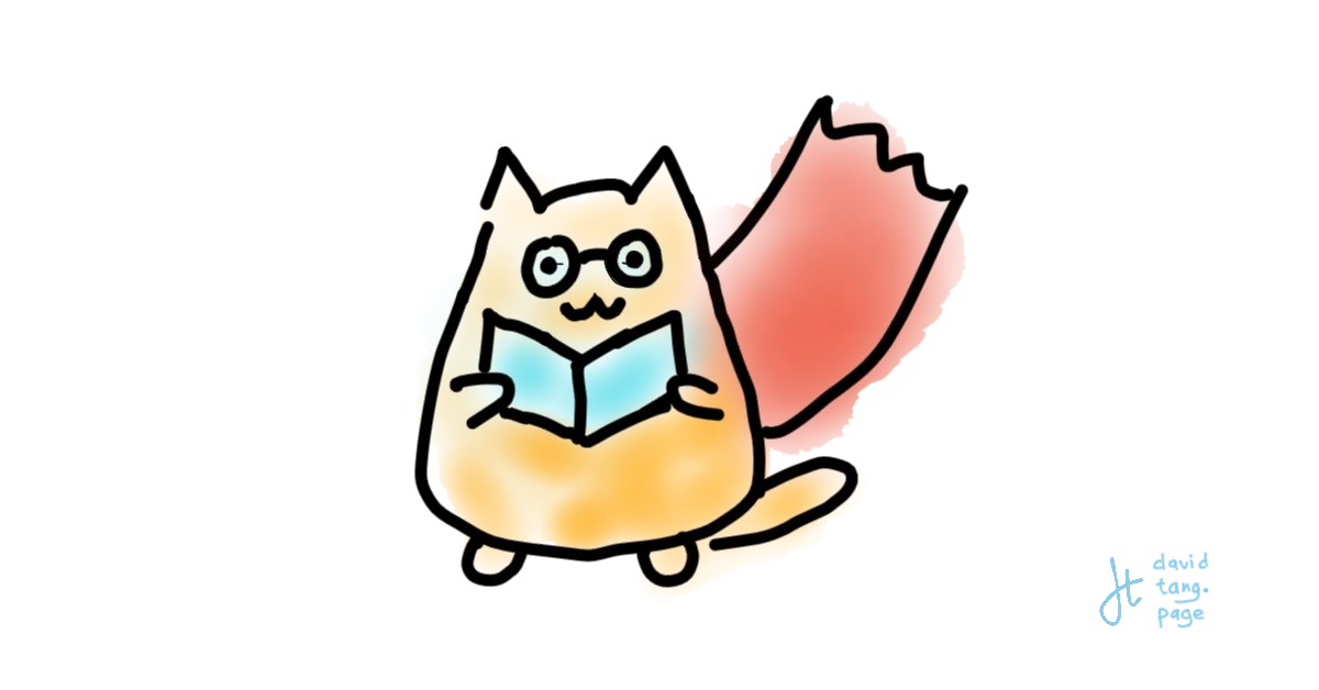 critter reading a book with a red cape flying